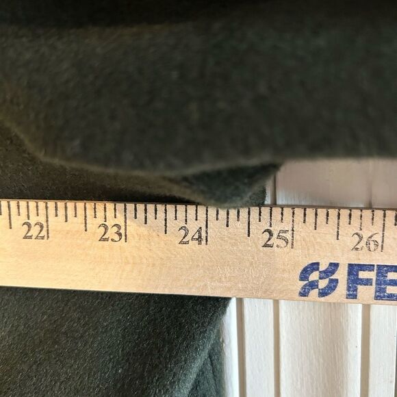 Jessica London Classic Wool Kelly Green Hooded Toggle Overcoat 16 - Picture 10 of 13